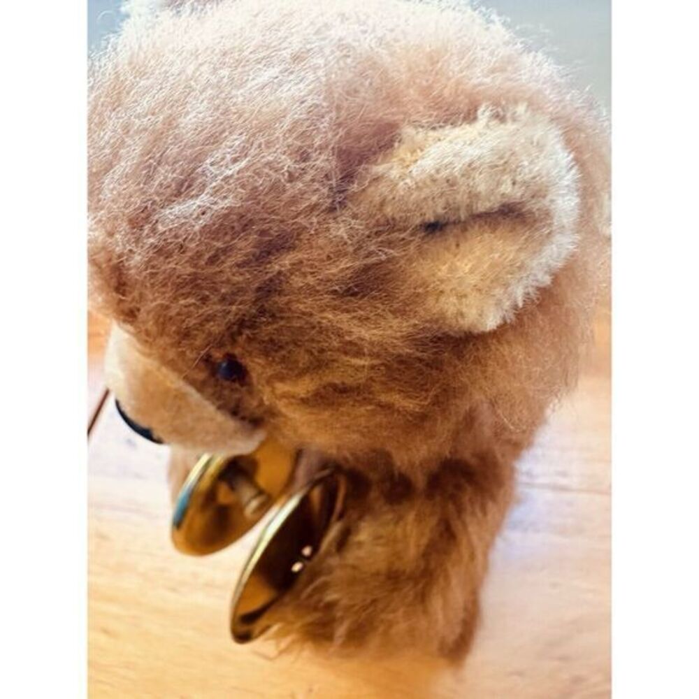 Bear Max Carl Original‎ Playing Cymbals Wind Up Toy Works Well West Germany VTG - Picture 10 of 12